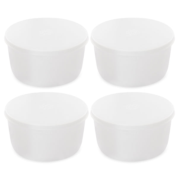 CROWNFUL Ice Cups (4 Pack) for LQ-M21006A1 Shaved Ice Machine